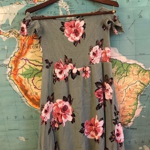 Off the shoulder dress